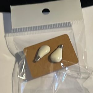 Bright idea lightbulb adorable post style earrings